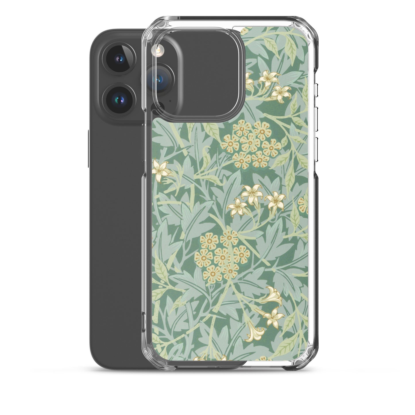 Clear Case for iPhone®  - Jasmine Pattern by William Morris