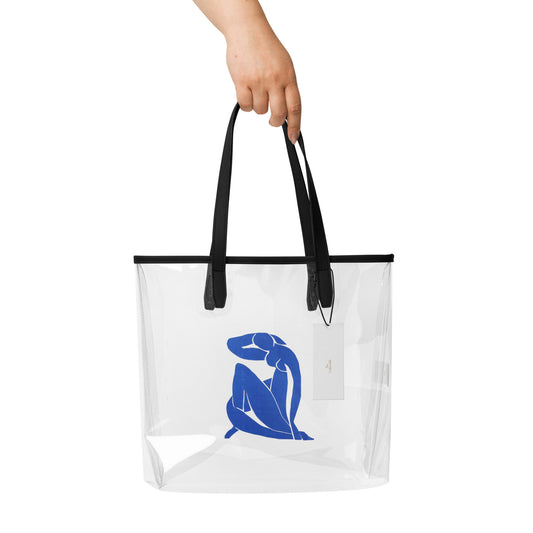 Clear tote bag - Blue Nude by Matisse - The Culturalife