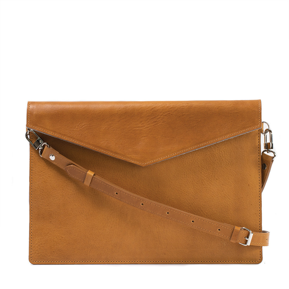 Leather Bag for MacBook with Adjustable Strap-0