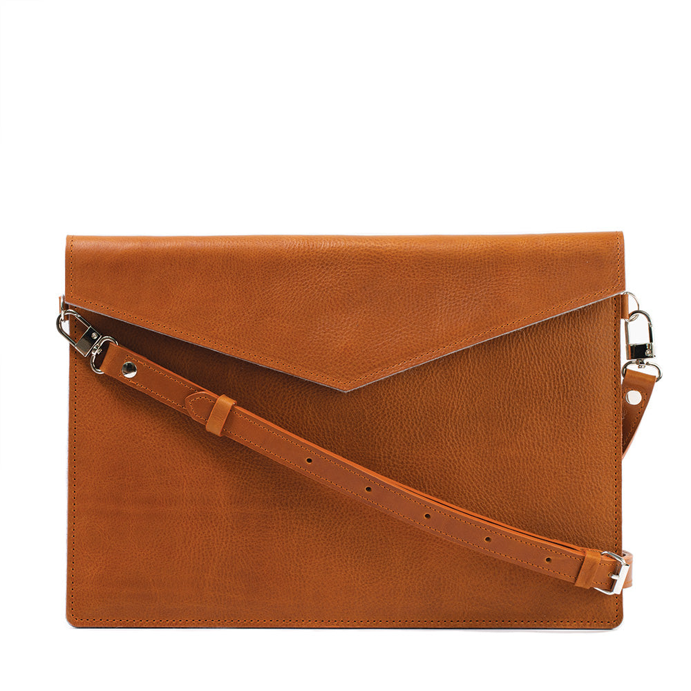 Leather Bag for MacBook with Adjustable Strap-2