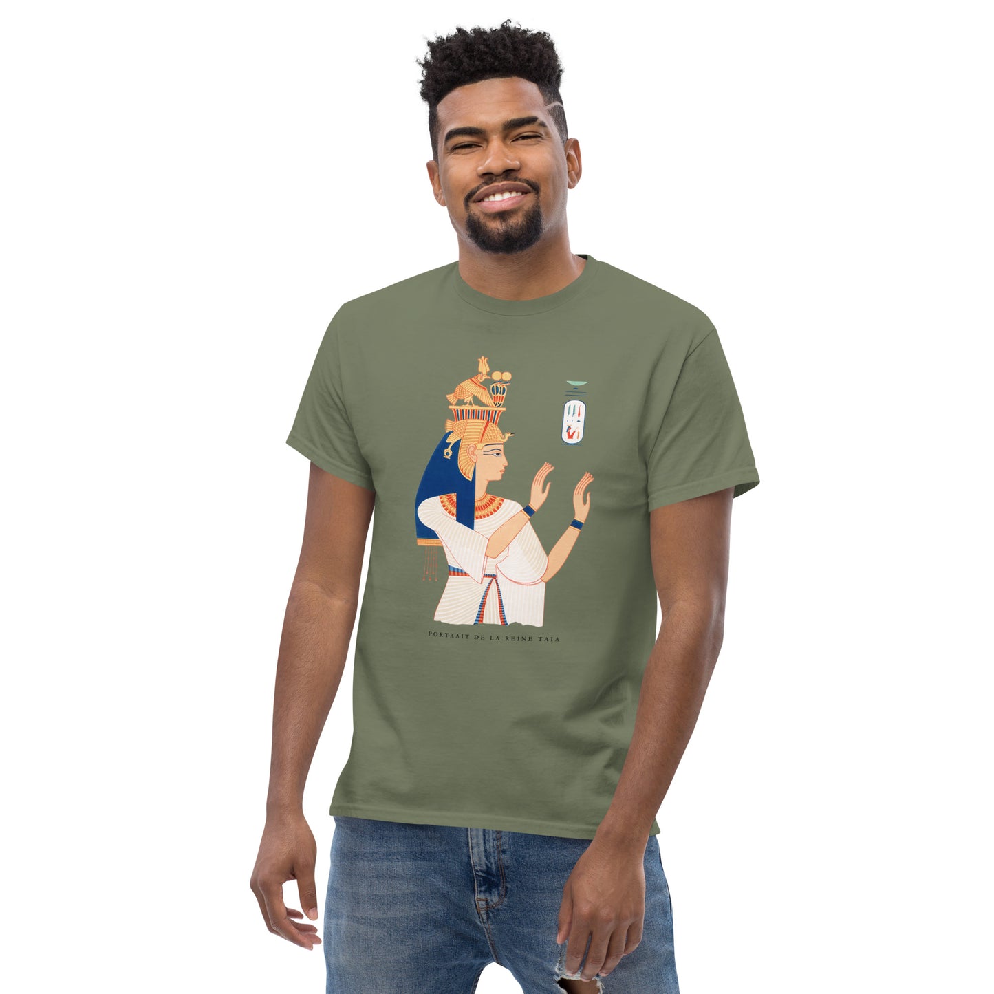 Unisex classic tee - Portrait of Queen Tiye, wife of Amenhotep III - The CulturalifeApparel